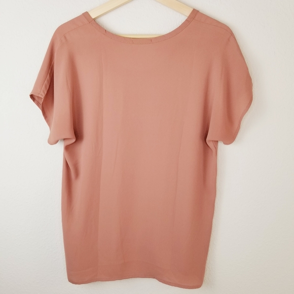 Soprano Short Sleeve Blouse Top Mauve - Picture 4 of 9